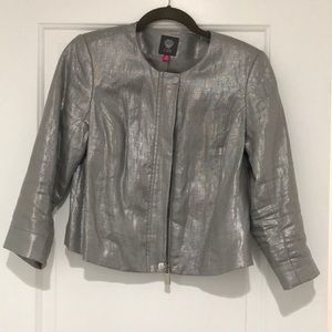 Vince Camuto Metallic Crop jacket